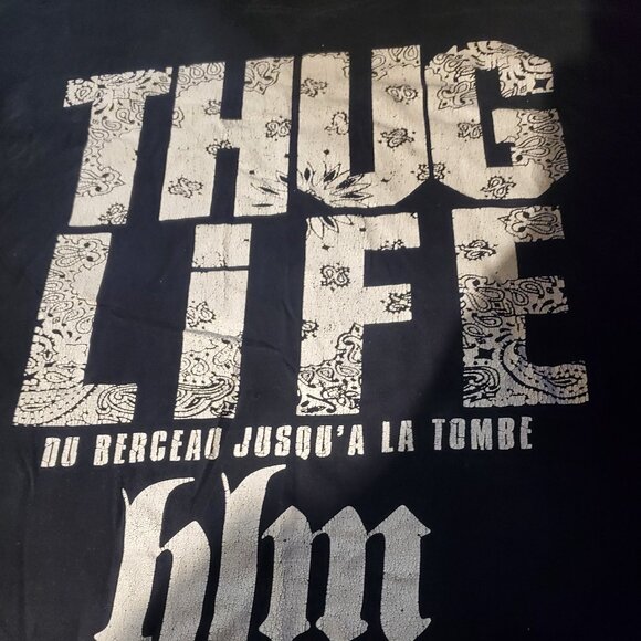 thug life hlm gfg streetwear rap tee t-shirt - Picture 1 of 3
